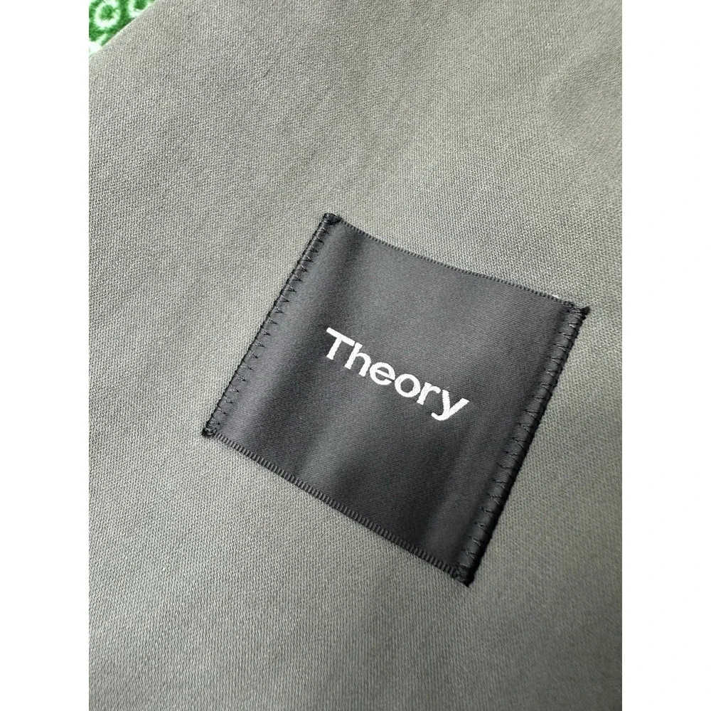 Theory Clinton Green Cotton Blend Mens 2-Btn Sportcoat Size 36 NWT